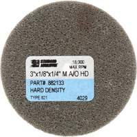 Disque unitaris&eacute; Standard Abrasives, 3" x 1/4", Arbre de 1/4", Grain de Fin, Oxyde d'aluminium Groupe Generik