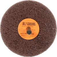 Standard Abrasives Buff & Blend Wheel, 3" Dia. x 1" W, 1/4" Arbor, Aluminum Oxide Groupe Generik