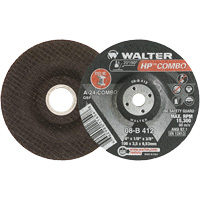 HP Combo Depressed Center Combination Wheel, 4" x 1/8", 3/8" Arbor, Type 27 Groupe Generik