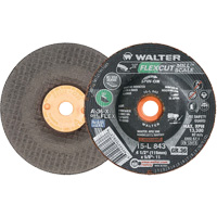 Meule FLEXCUT MILL SCALE, 4-1/2", 36 Grain, Oxyde d'aluminium, 5/8"-11, 13 300 Tr/min, Type 29 Groupe Generik