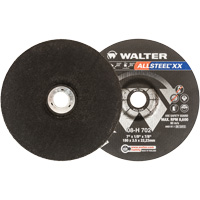 ALLSTEEL XX Depressed Centre Grinding Wheels, 7" x 1/8", 7/8" Arbor, Type 27 Groupe Generik