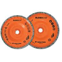 Blendex U Finishing Cup Disc, 4-1/2" Dia., Fine Grit, Silicon Carbide Groupe Generik