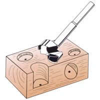 M&egrave;che Forstner, 2/5", Tige 8 mm, Longeur de 3-1/2" Groupe Generik