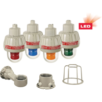 Explosion-Proof LED Warning Lights With XLT Technology, Continuous/Flashing, Amber Groupe Generik
