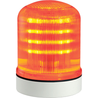 Streamline&reg; Modular Multifunctional LED Beacons, Continuous/Flashing/Rotating, Amber Groupe Generik