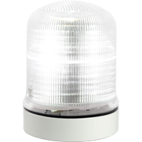 Streamline&reg; Modular Multifunctional LED Beacons, Continuous/Flashing/Rotating, Clear Groupe Generik