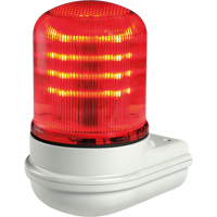Streamline&reg; Modular Multifunctional LED Beacons, Continuous/Flashing/Rotating, Red Groupe Generik