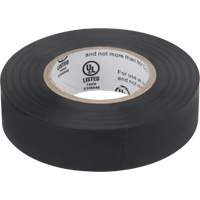 Electrical Tape, 19 mm (3/4") x 18 M (60'), Black, 7 mils Groupe Generik