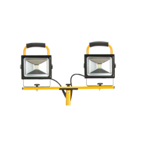 Twin-Head Work Light, LED, 40 W, 4800 Lumens, Aluminum Housing Groupe Generik