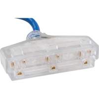 TPE-Rubber Extension Cord with Light Indicator, All-Weather, SJEOW, 14/3 AWG, 15 A, 3 Outlet(s), 25' Groupe Generik