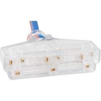 Cordon rallonge en caoutchouc TPE avec indicateur lumineux, Toutes saisons, SJEOW, AWG 12/3, 15 A, 3 prise(s), 25' Groupe Generik