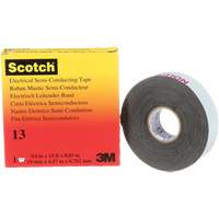 Scotch&reg; Electrical Semi-Conducting Tape, 19 mm (3/4") x 4.6 m (15'), Black, 30 mils Groupe Generik