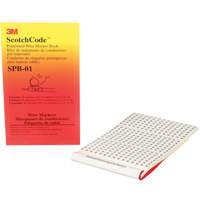 ScotchCode Pre-Printed Wire Marker Book Groupe Generik