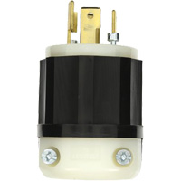 Industrial Grade Locking Plug, Nylon, 30 Amps, 347 V/600 V, L20-30P Groupe Generik