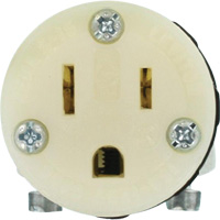 Hospital Grade Extension Plug Connector, 5-15R, Nylon Groupe Generik
