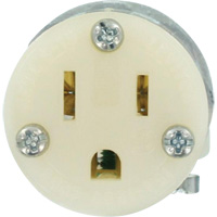 Hospital Grade Extension Plug Connector, 5-15R, Nylon Groupe Generik