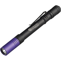 Lampe stylo UV avec port de recharge micro USB Stylus Pro, DEL, Corps en Aluminium, piles Rechargeable, Compris Groupe Generik