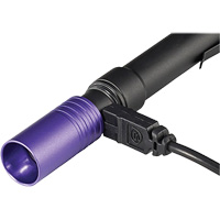 Lampe stylo UV avec port de recharge micro USB Stylus Pro, DEL, Corps en Aluminium, piles Rechargeable, Compris Groupe Generik