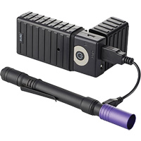 Lampe stylo UV avec port de recharge micro USB Stylus Pro, DEL, Corps en Aluminium, piles Rechargeable, Compris Groupe Generik