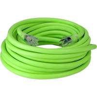 Flexzilla&reg; Pro Industrial Extension Cord, All-Weather, SJTW, 10/3 AWG, 15 A, 50' Groupe Generik