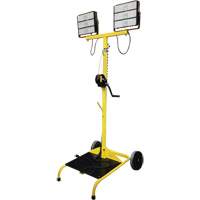 Chariot &agrave; lampe Beacon978 avec treuil, DEL, 150 W, 22500 lumens, Boîtier en Aluminium Groupe Generik