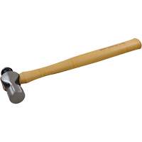 Ball Pein Hammer, 16 oz. Head Weight, Plain Face, Wood Handle Groupe Generik